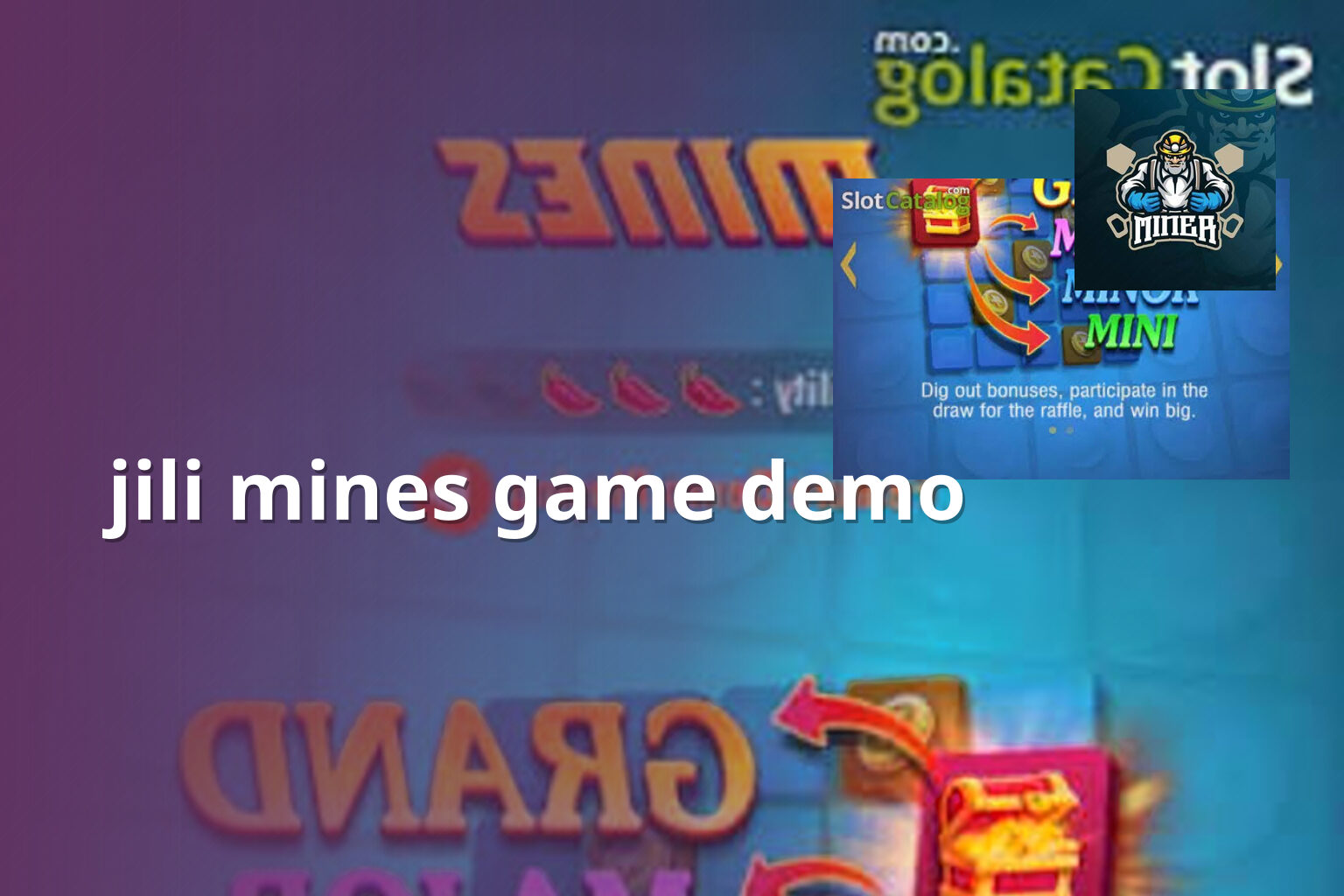 jili mines game demo - slots