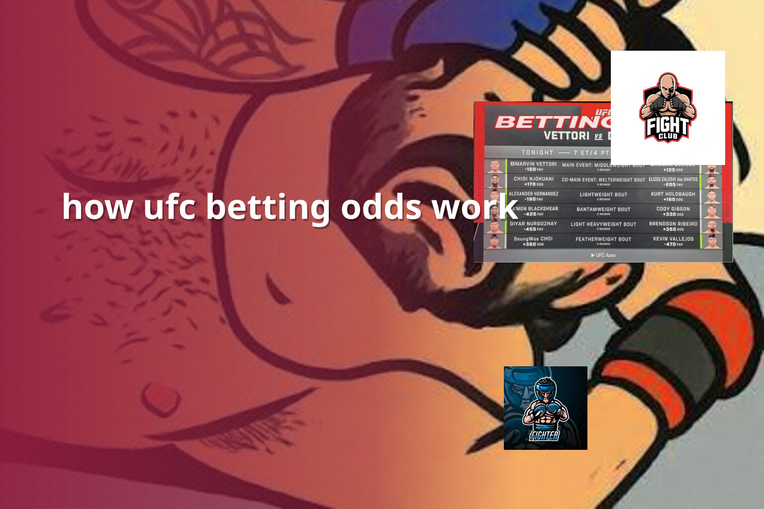 how ufc betting odds work - การพนัน