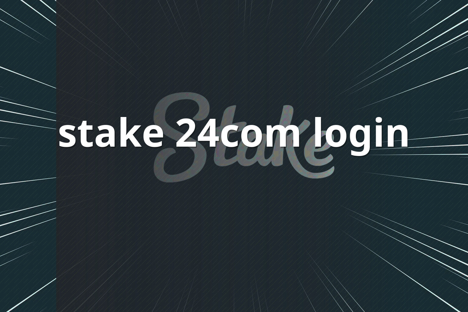 stake 24com login - gaming_brand