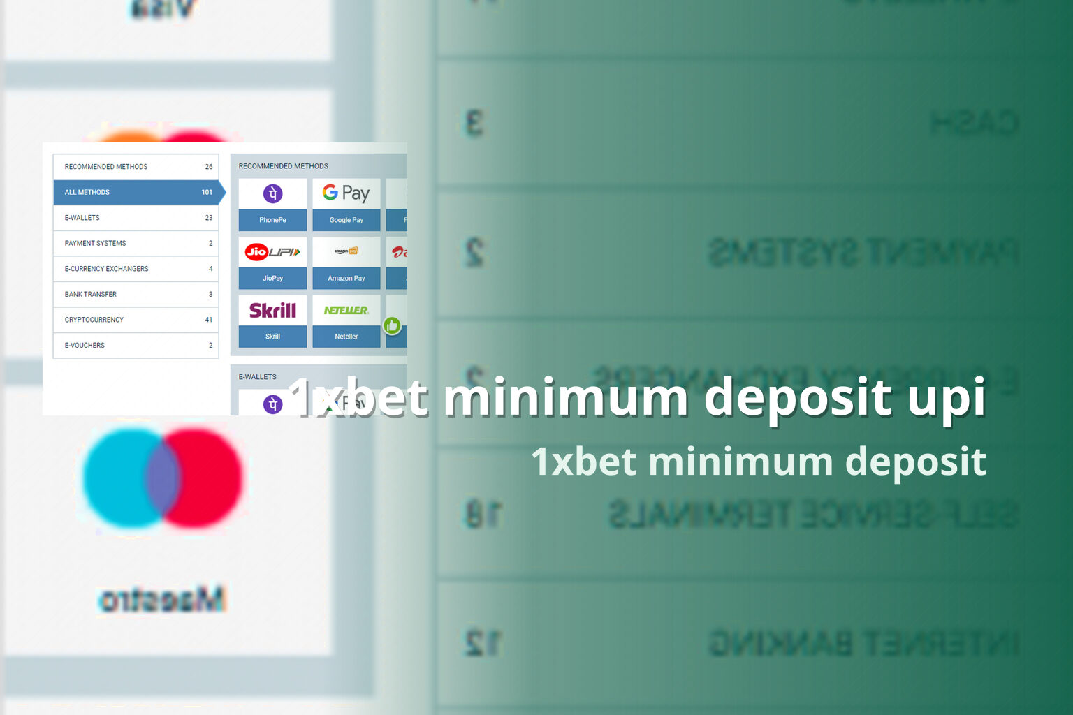 1xbet minimum deposit upi - gaming_brand
