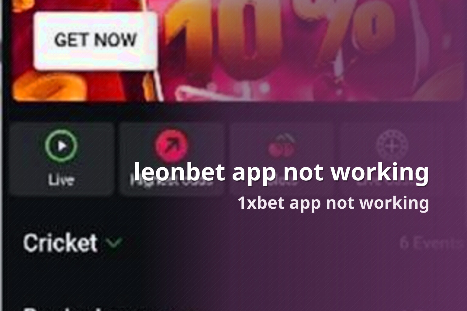leonbet app not working 1xbet app not working