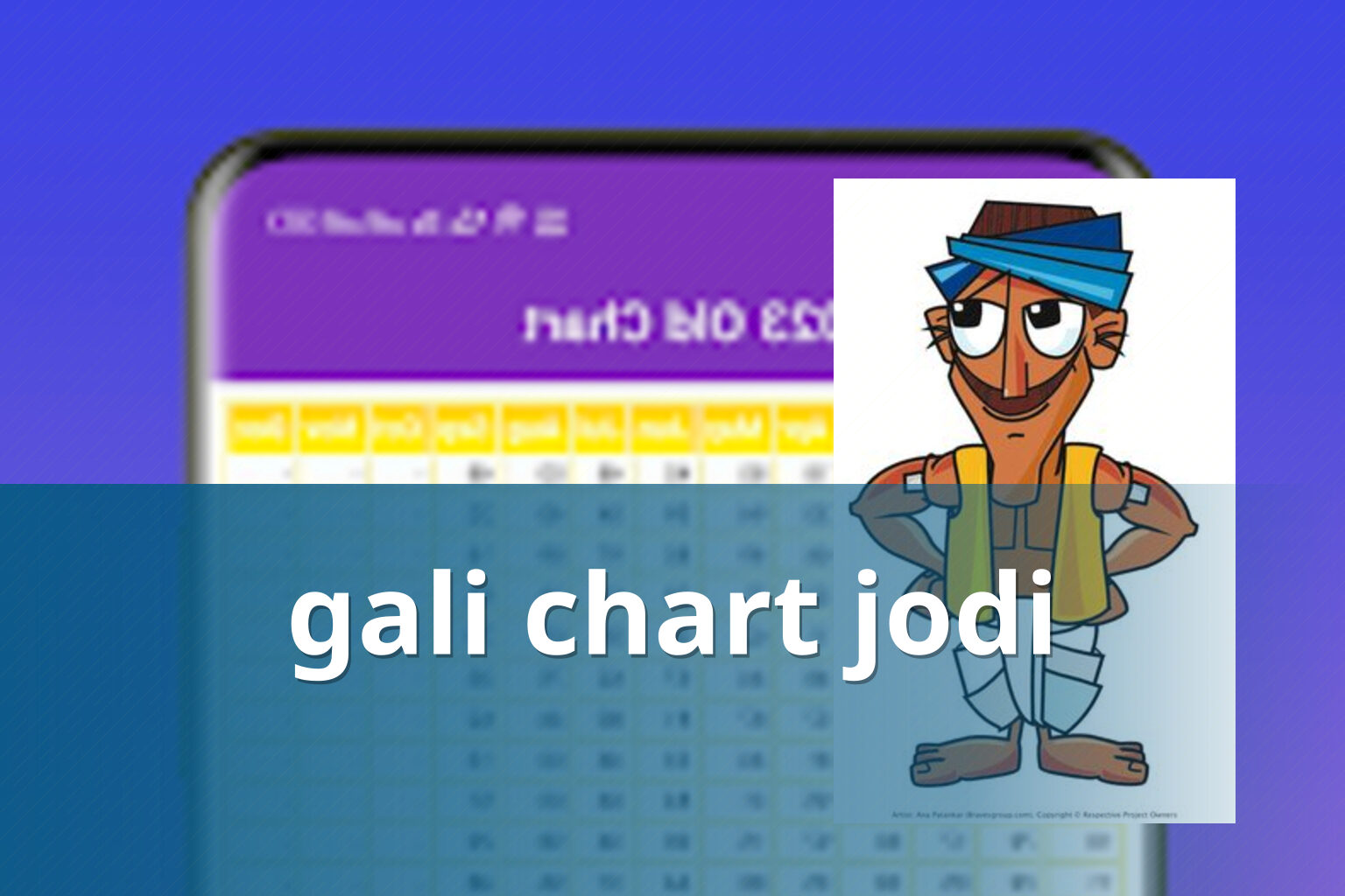 gali chart jodi - matka_satta