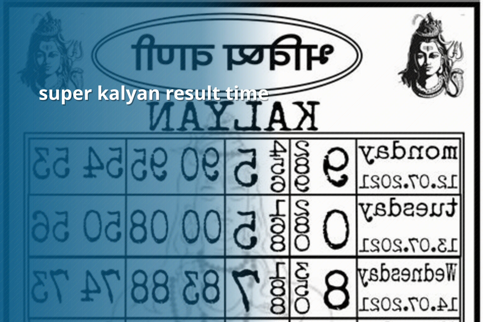 super kalyan result time - matka_satta