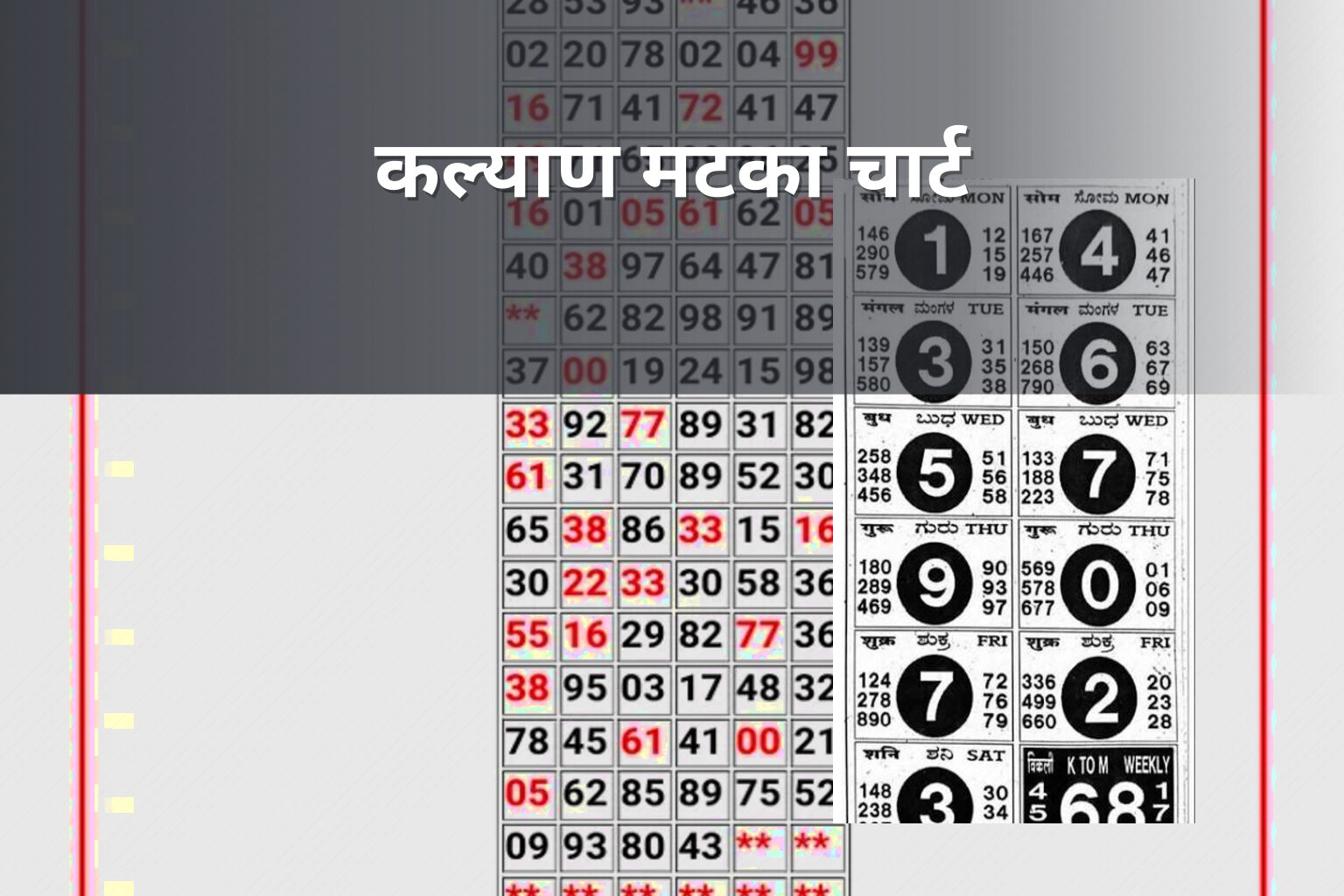 कल्याण मटका चार्ट - matka_satta