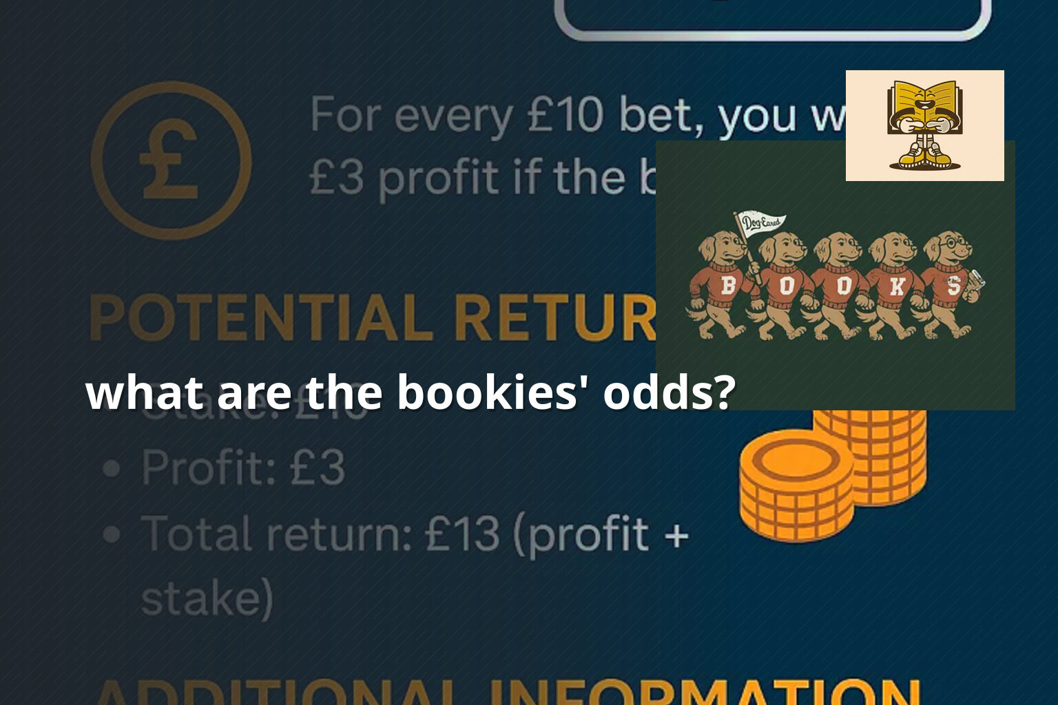 what are the bookies' odds? - sportsbook