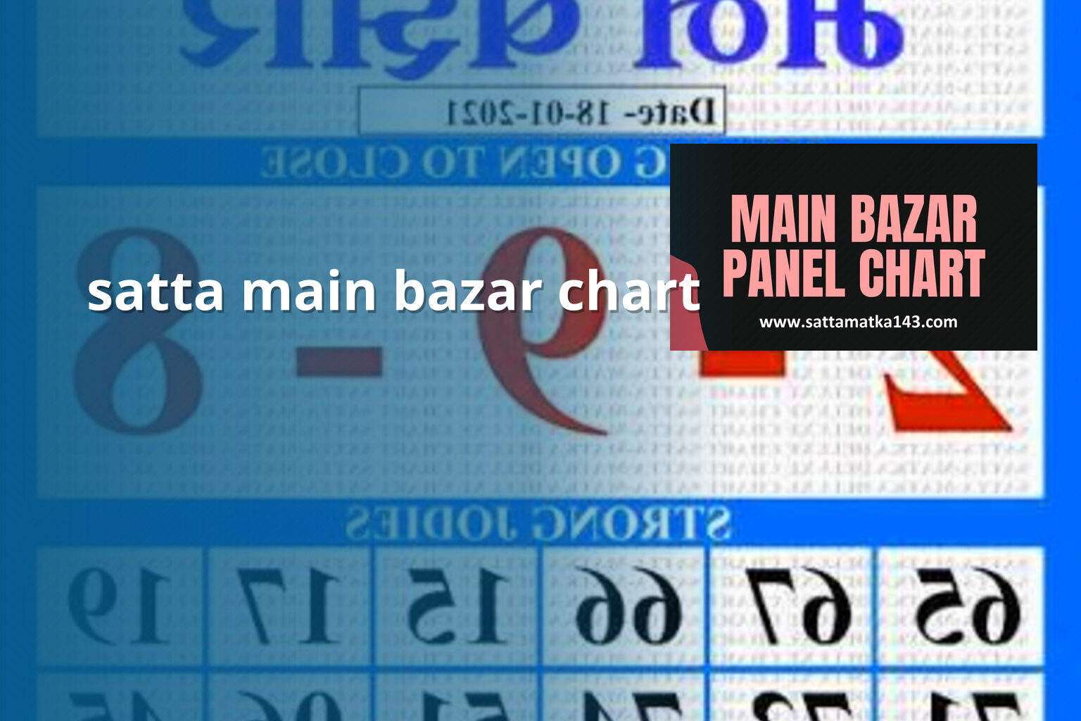 satta main bazar chart - matka_satta