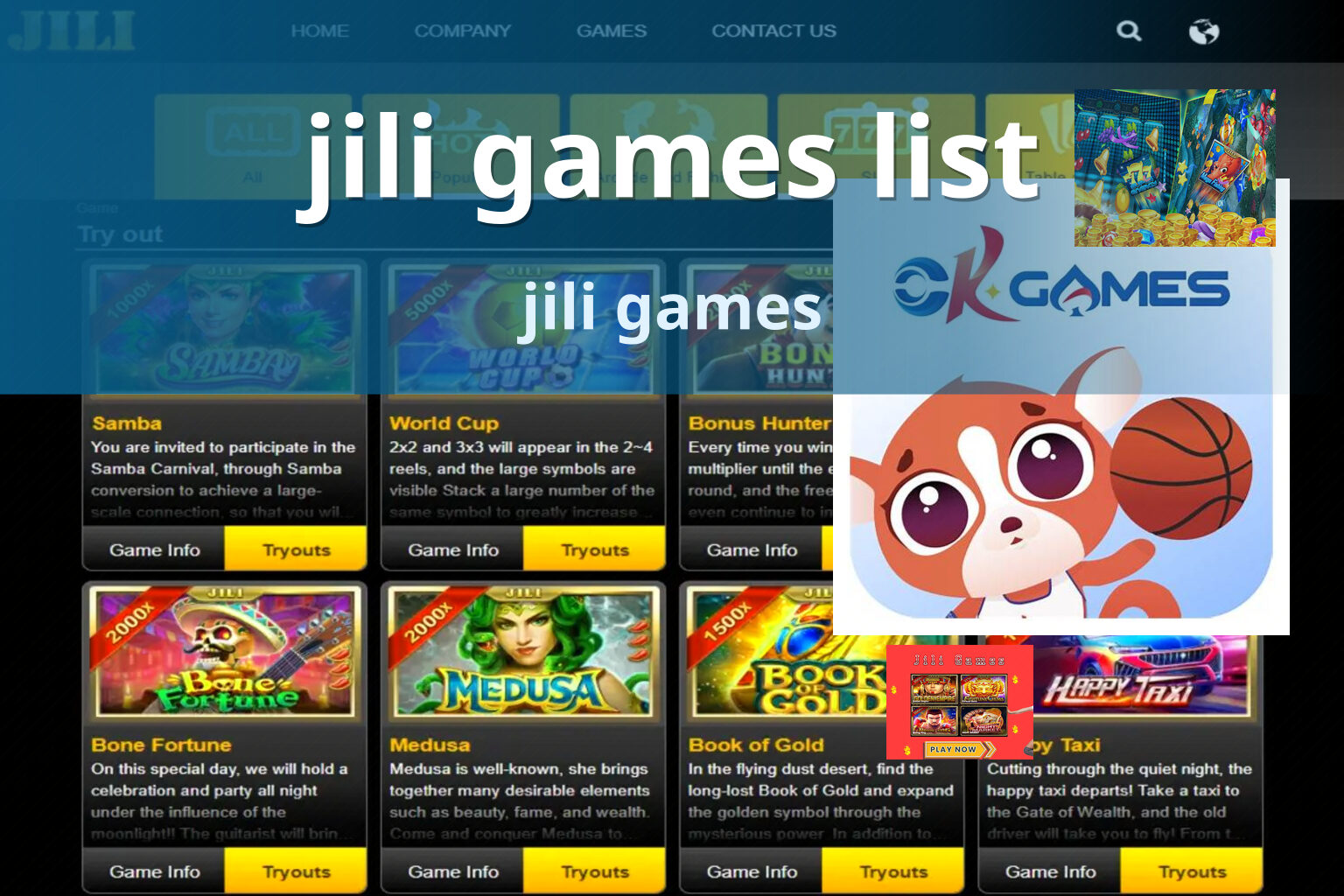 jili games list - slots