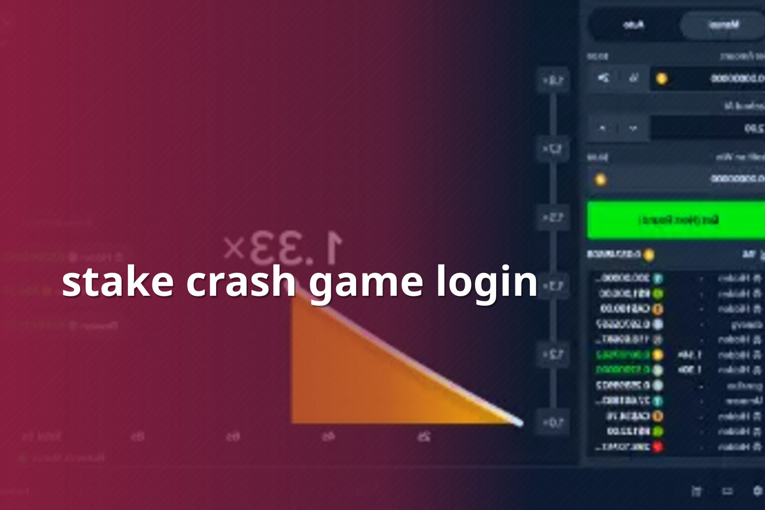 stake crash game login - gaming_brand