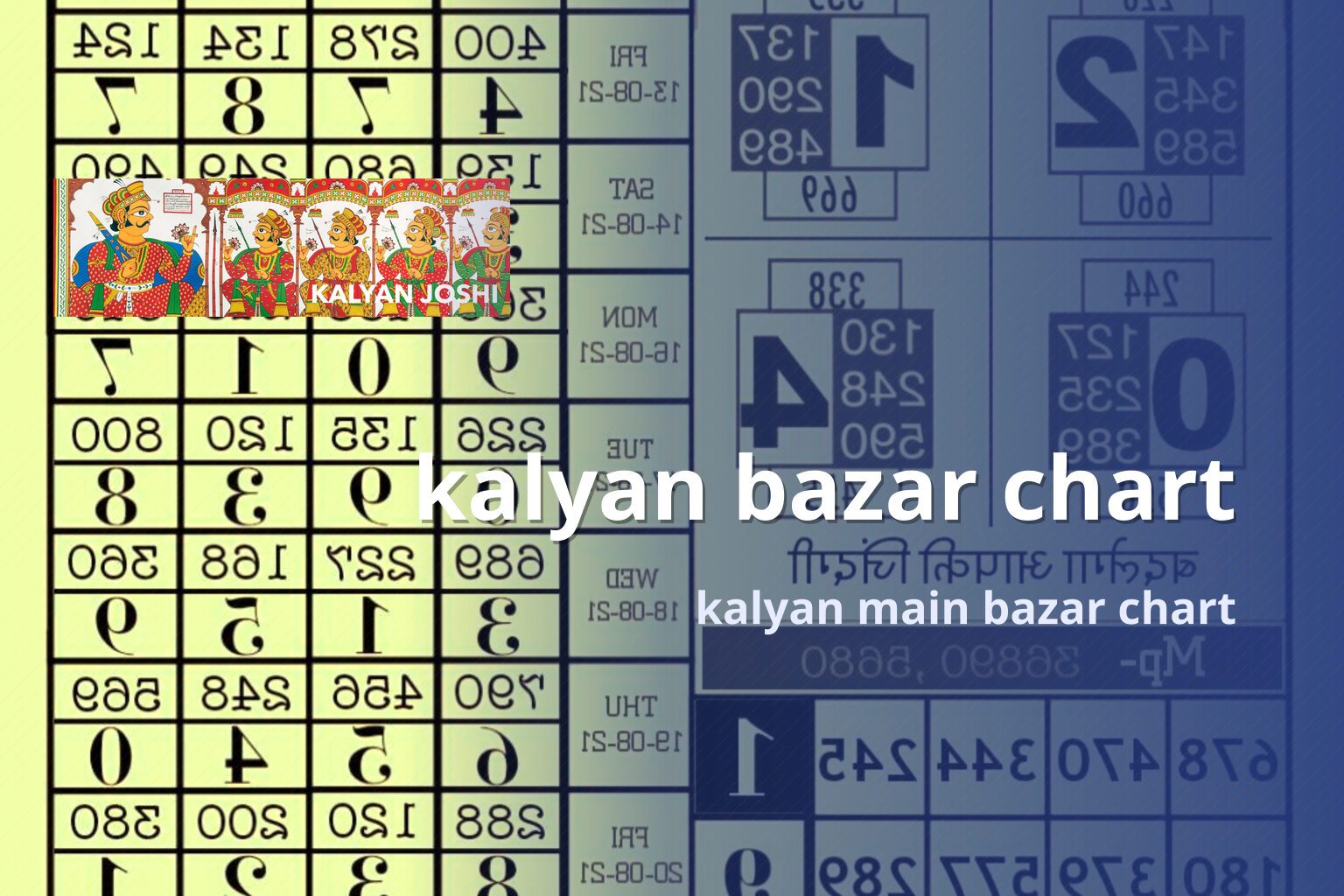 kalyan bazar chart - matka_satta