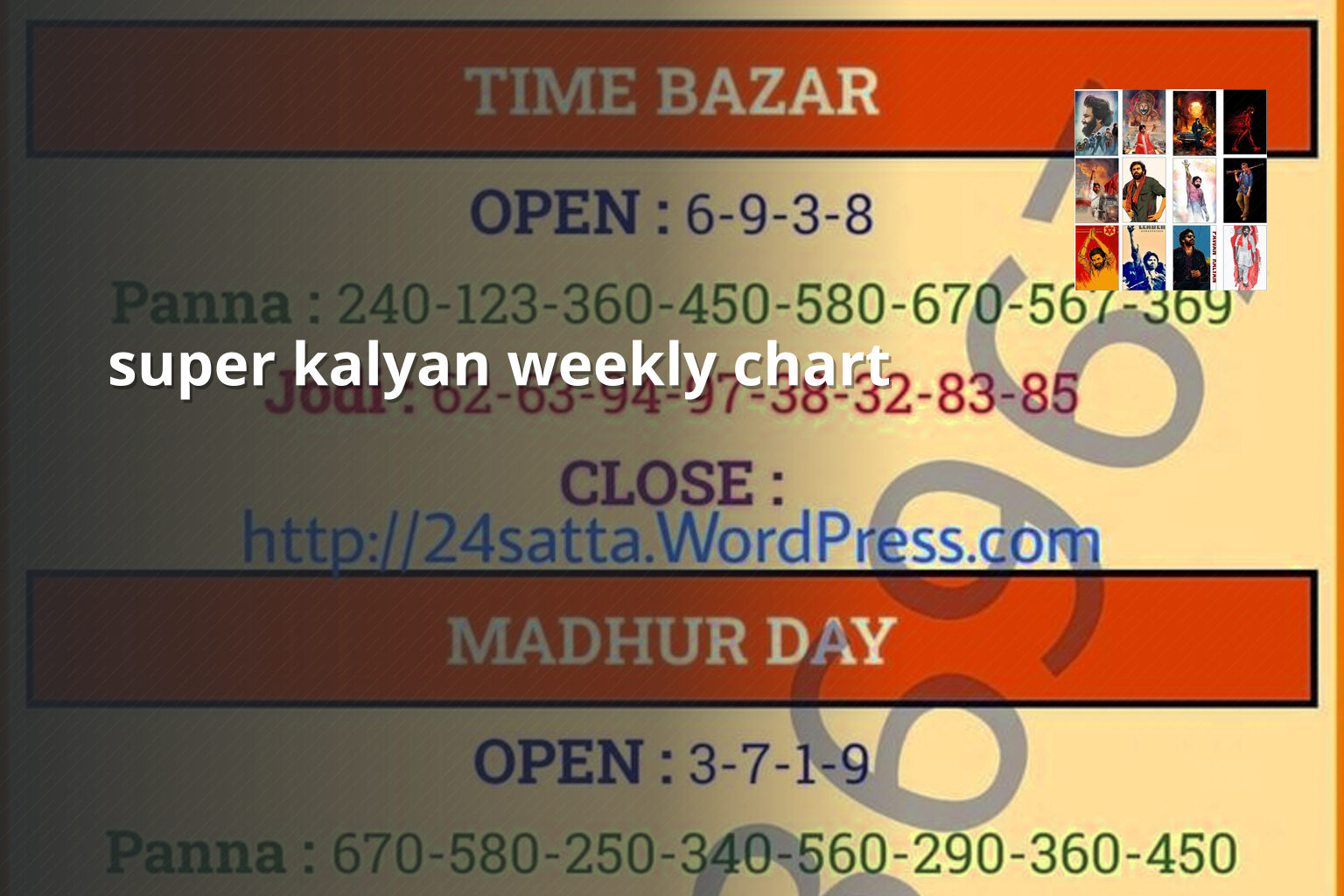super kalyan weekly chart - matka_satta