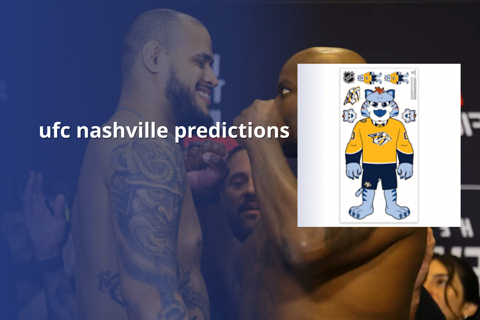 ufc nashville predictions - sportsbook