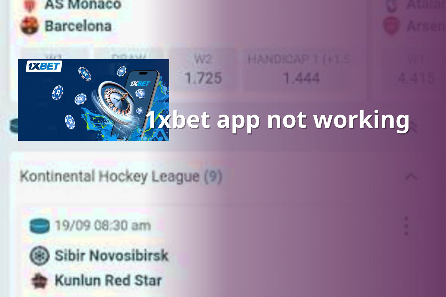 1xbet app not working - gaming_brand
