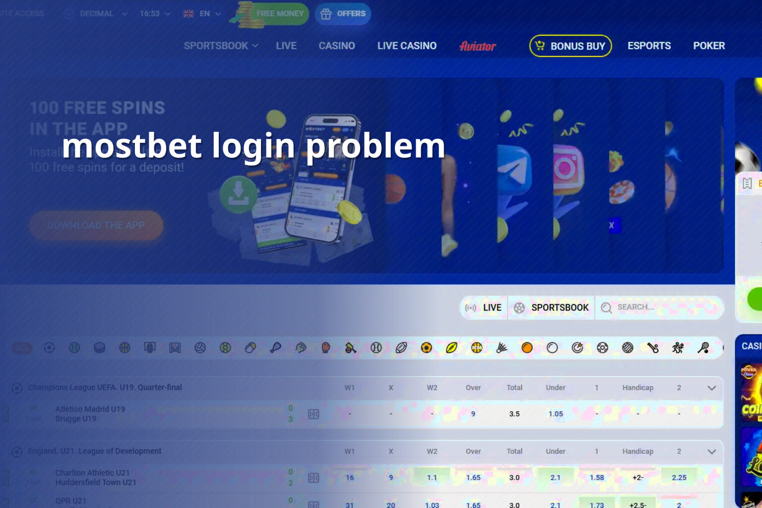 mostbet login problem - gaming_brand