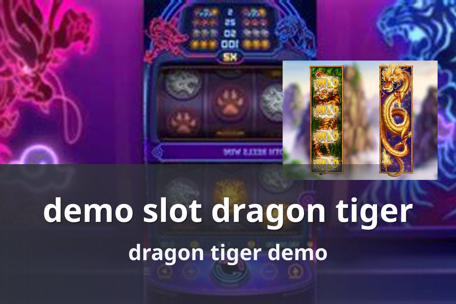 demo slot dragon tiger - slots