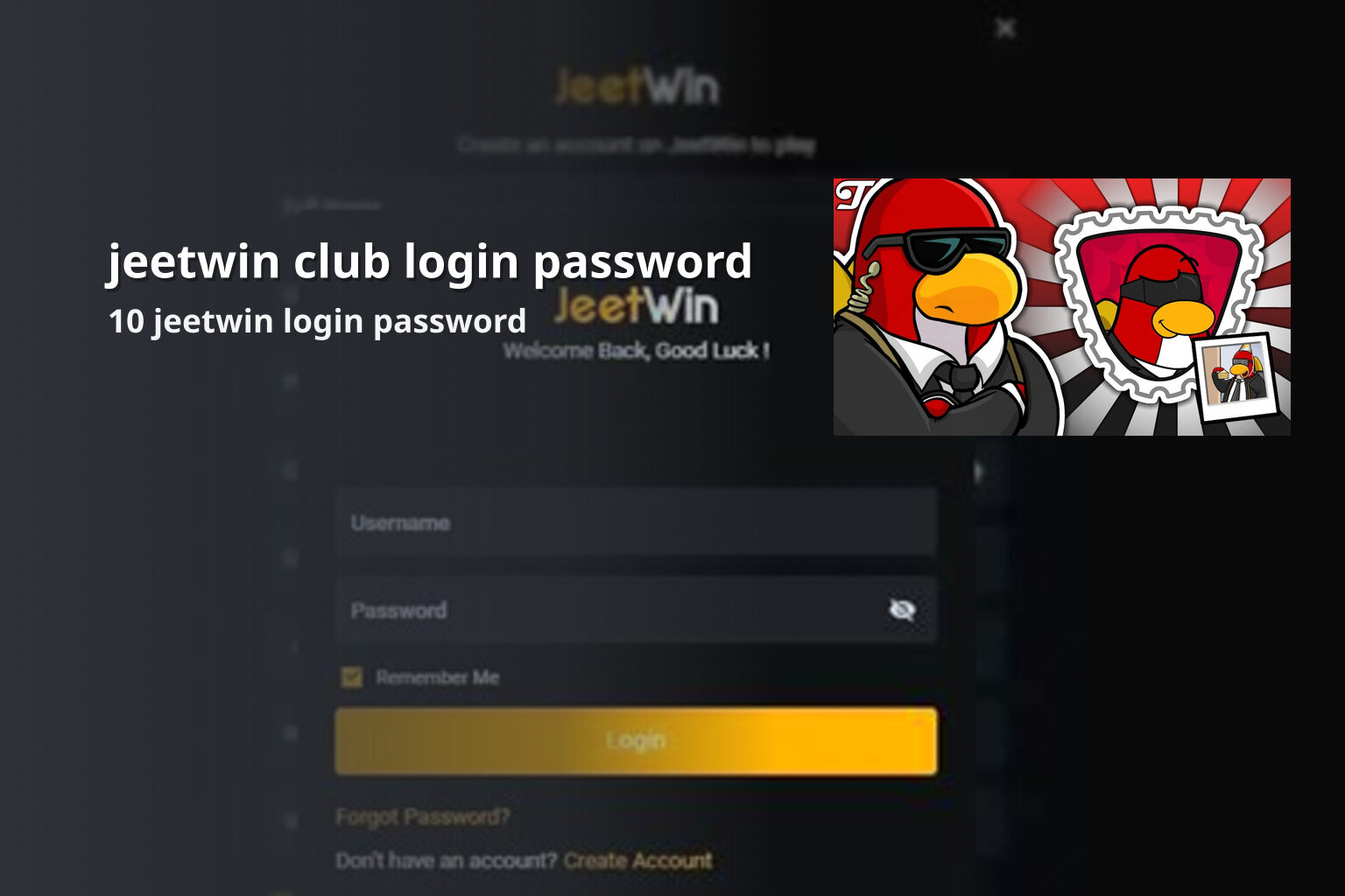 jeetwin club login password - gaming_brand
