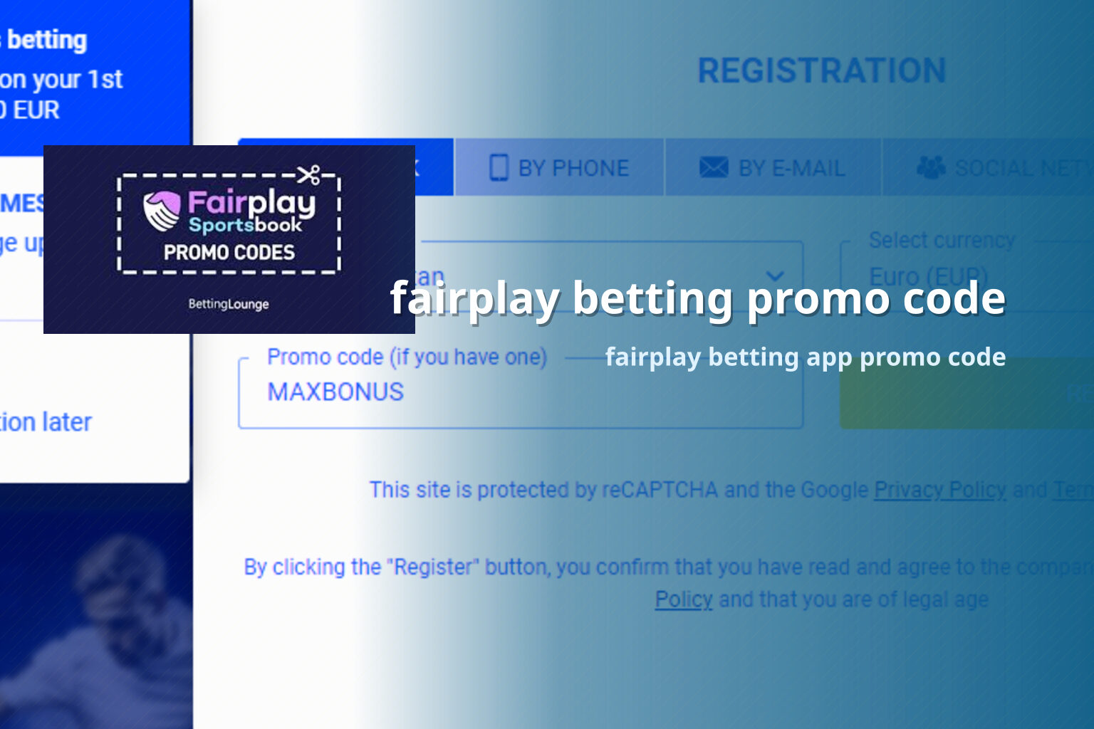 fairplay betting promo code - การพนัน