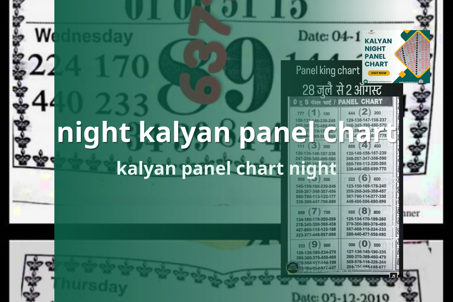 night kalyan panel chart - matka_satta
