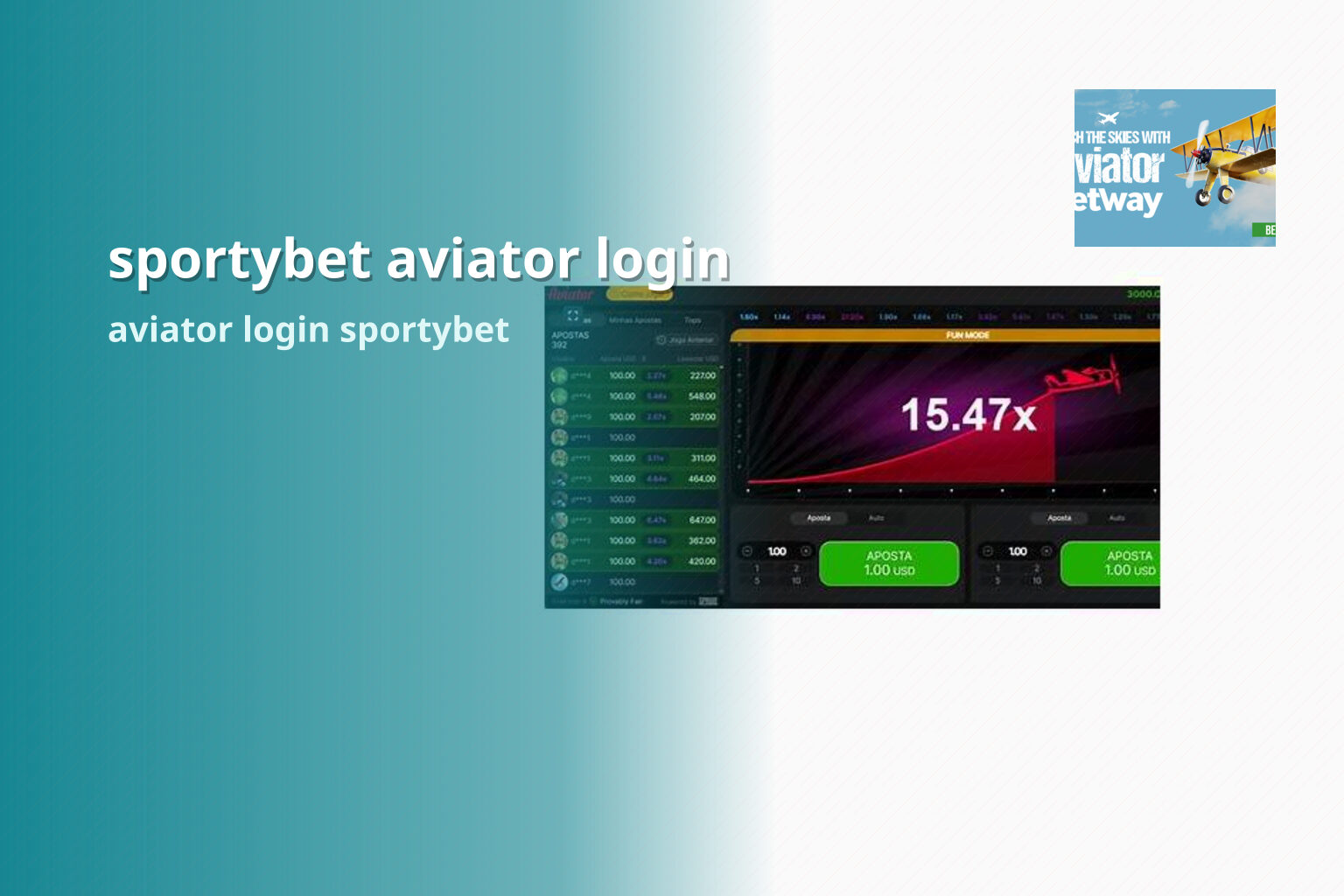 sportybet aviator login aviator login sportybet