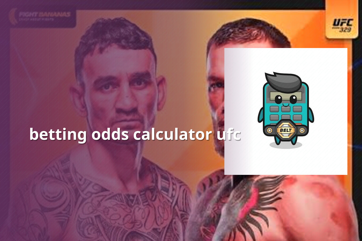 betting odds calculator ufc - การพนัน