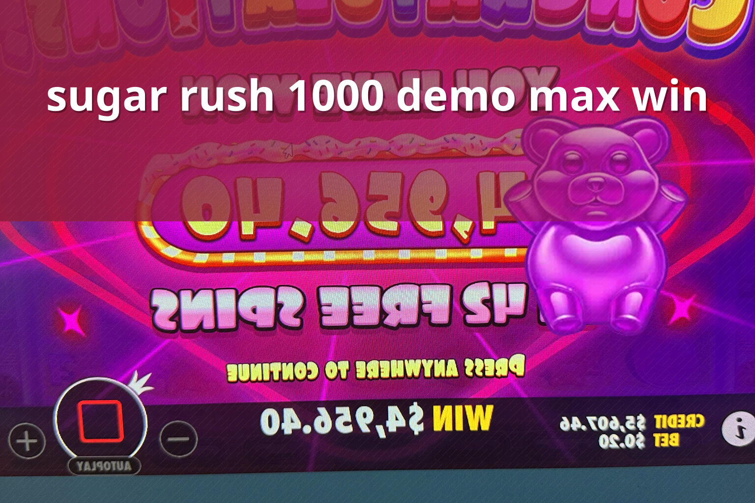 sugar rush 1000 demo max win - slots