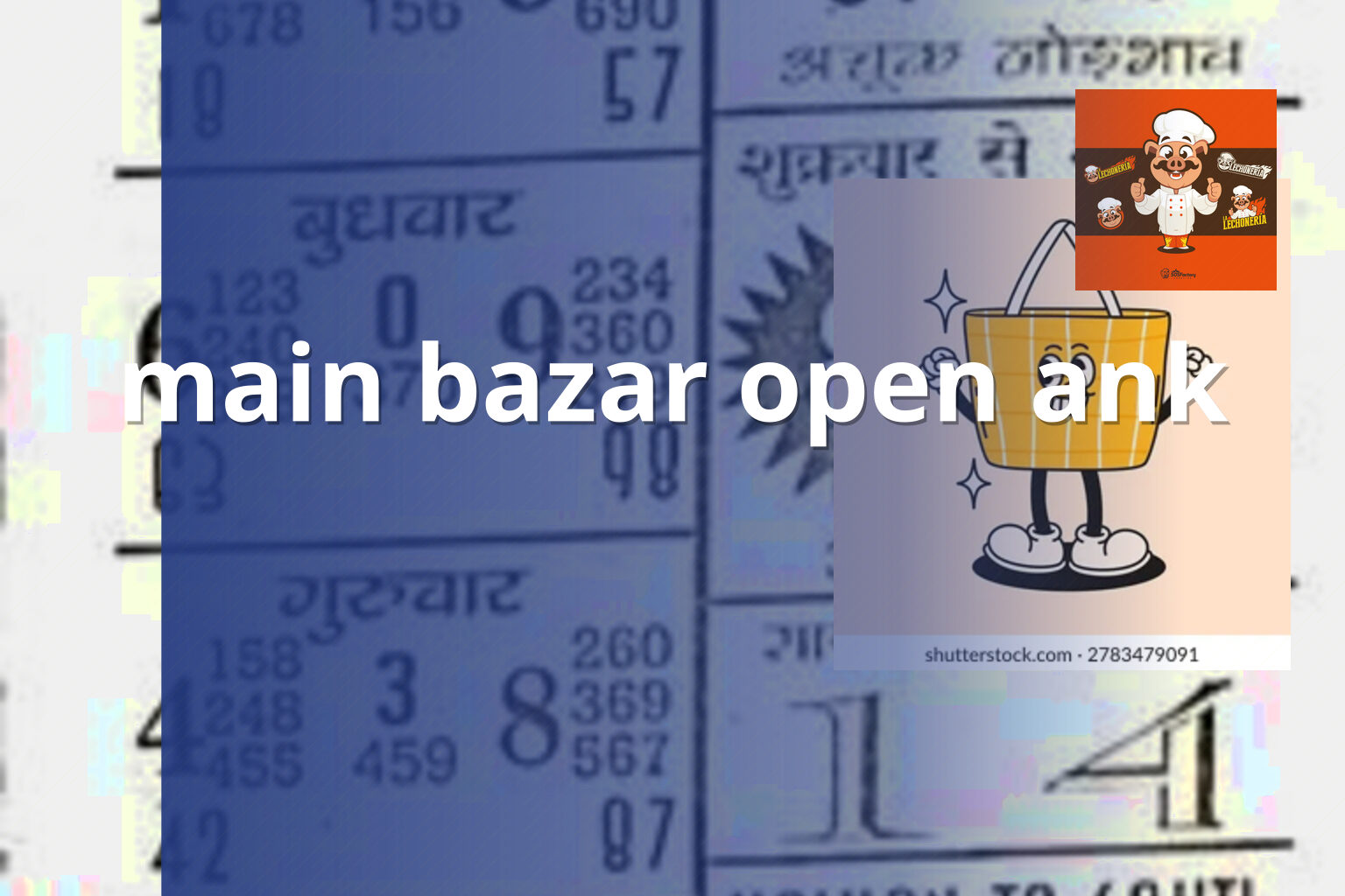 main bazar open ank - matka_satta