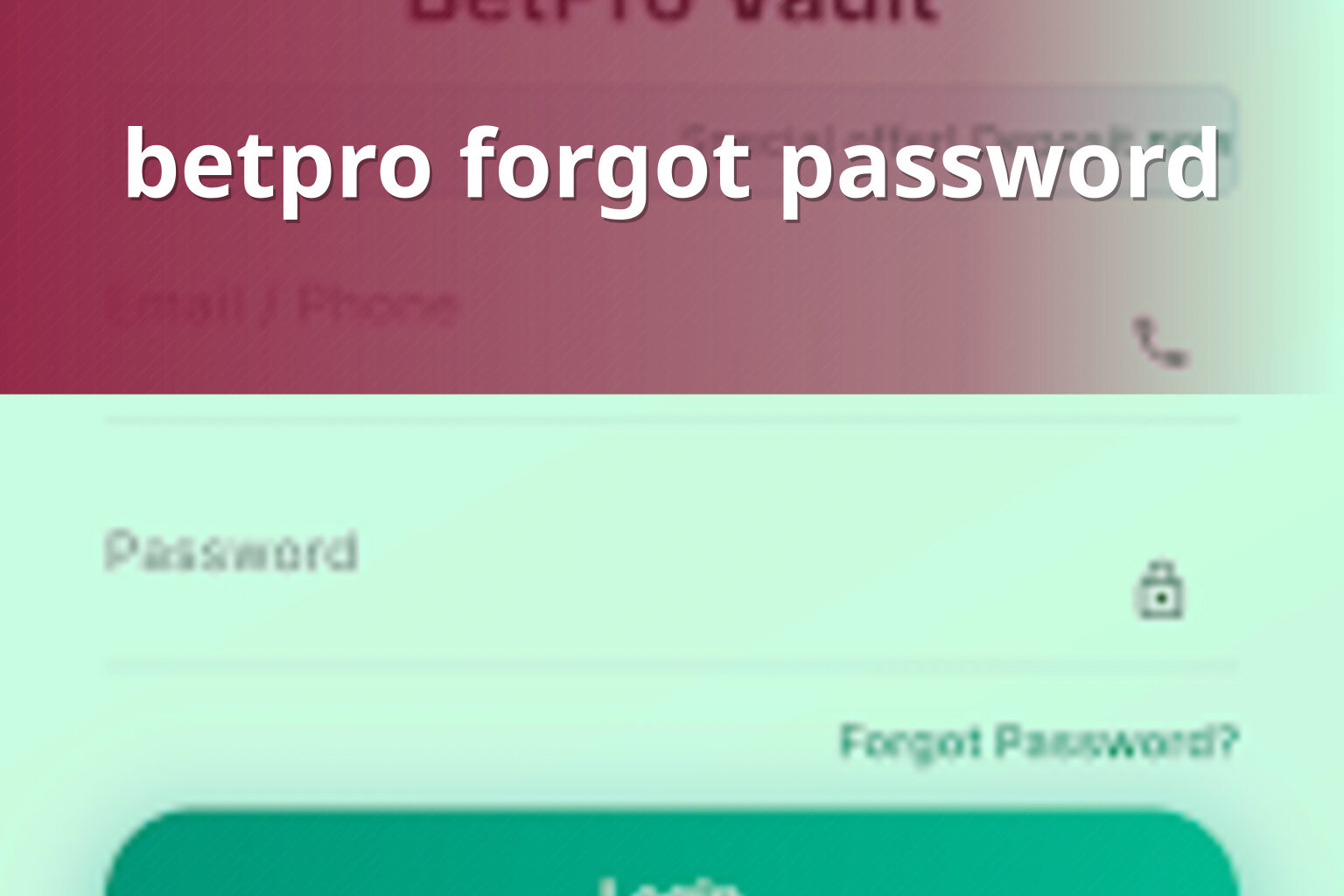 betpro forgot password - gaming_brand