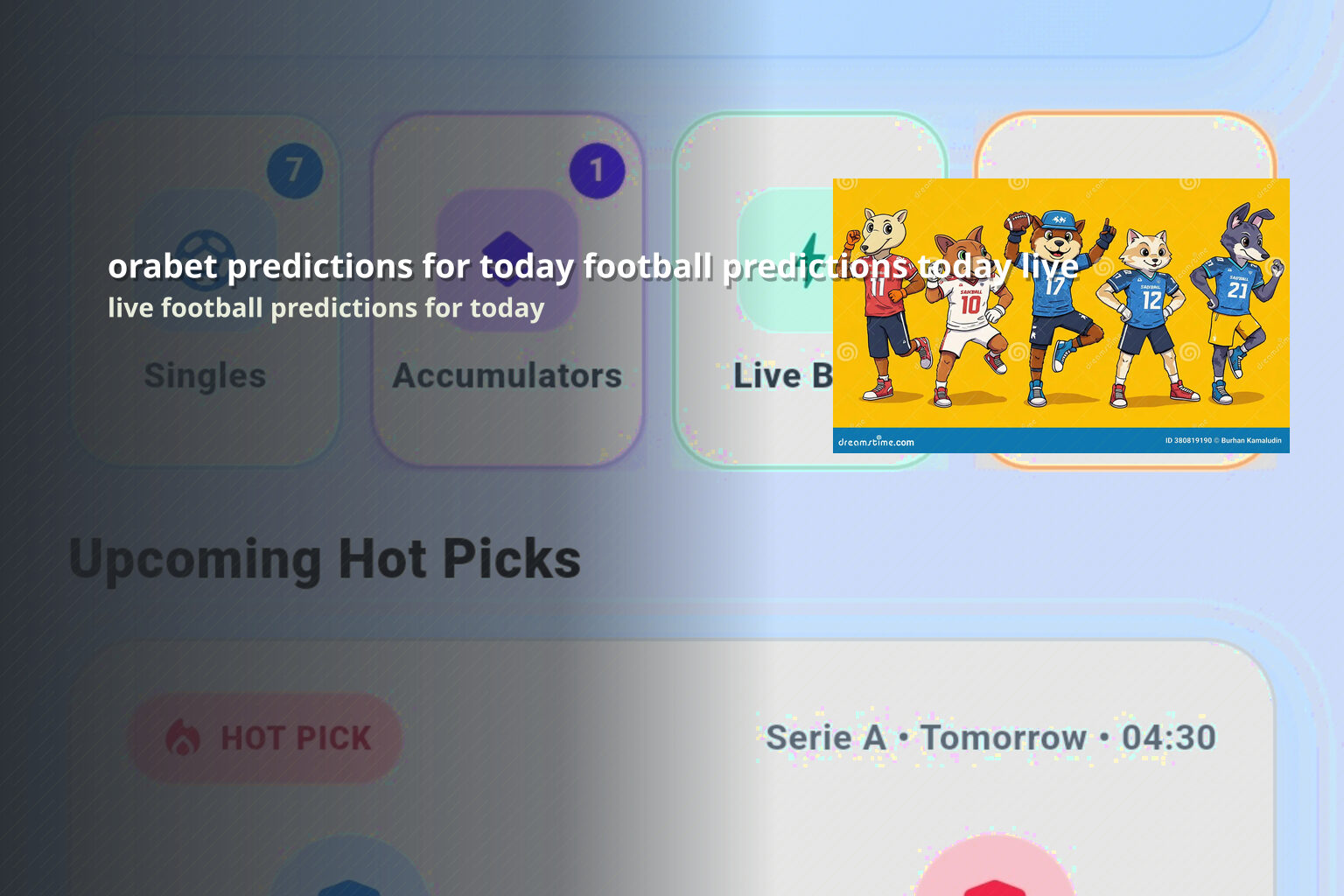 orabet predictions for today football predictions today live live football predictions for today