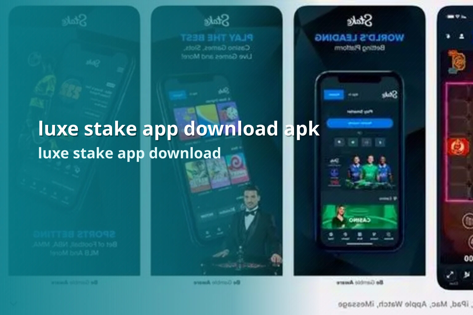 luxe stake app download apk - gaming_brand