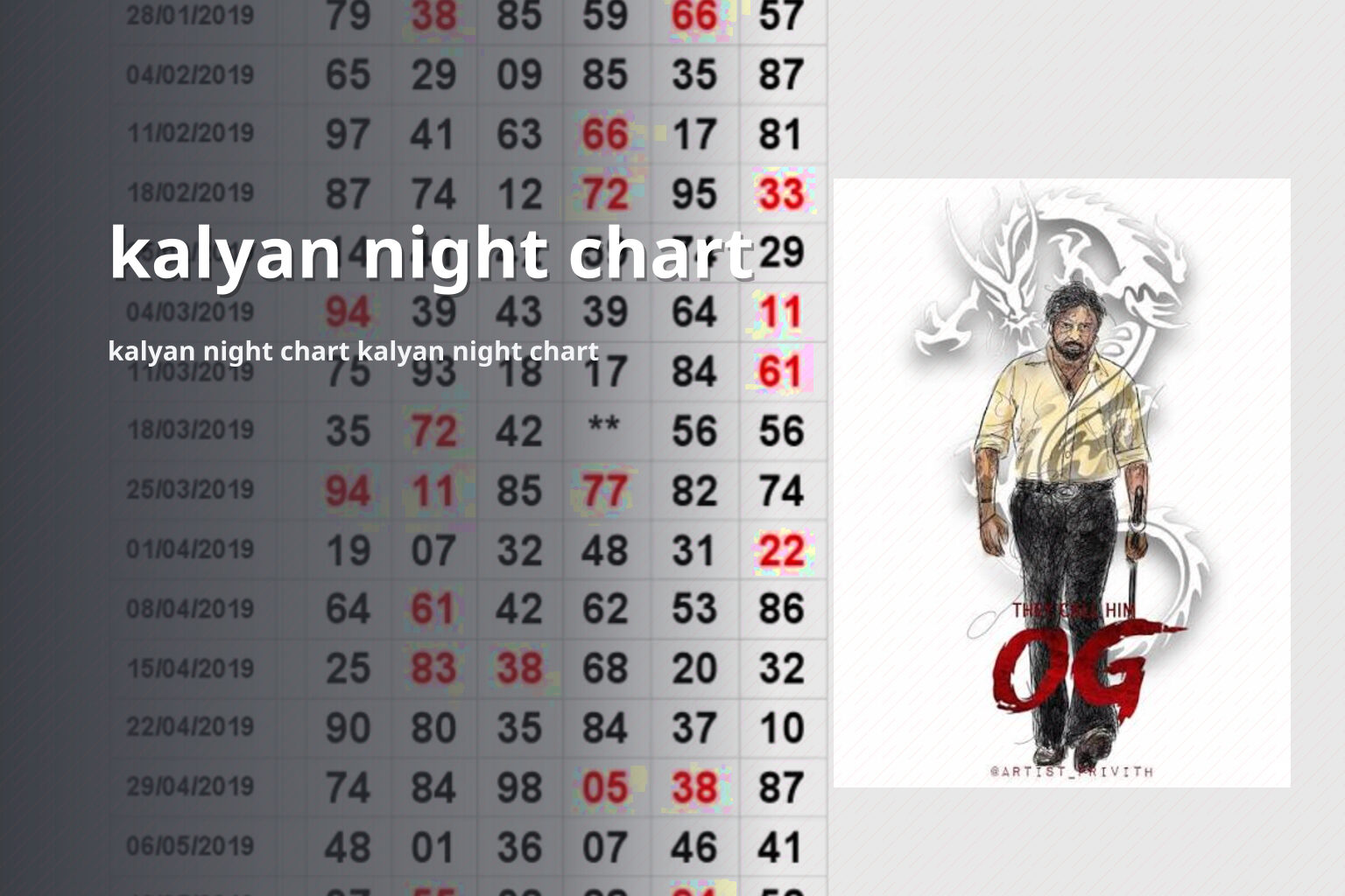 kalyan night chart - matka_satta