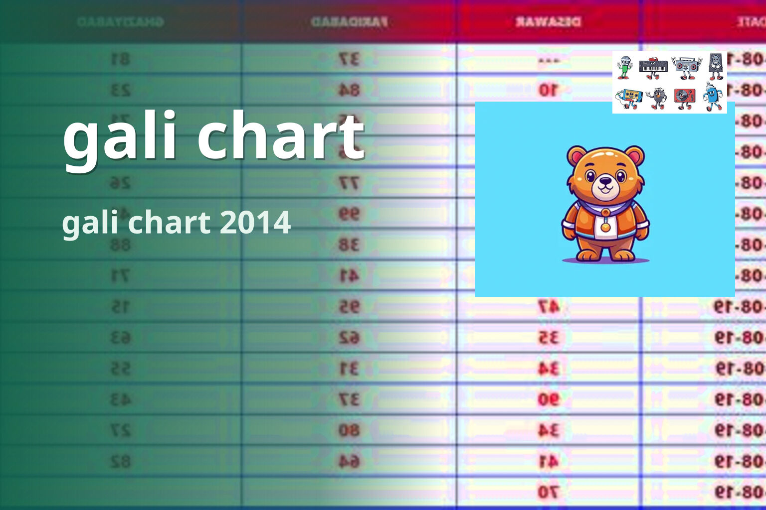 gali chart gali chart 2014