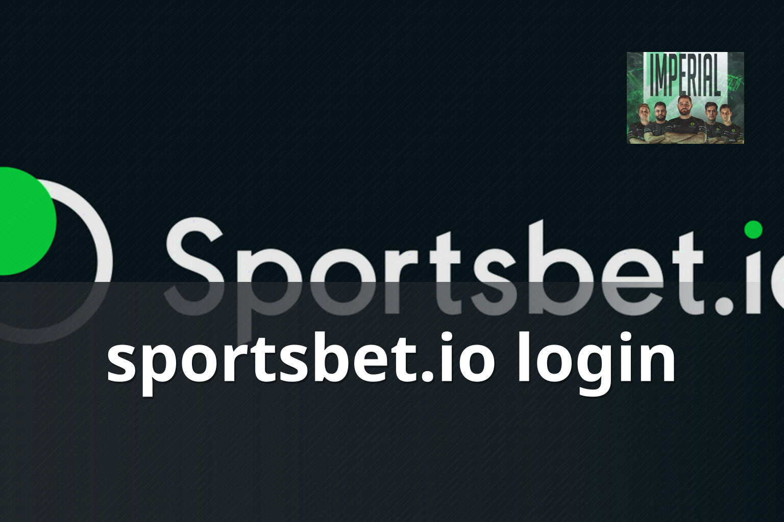 sportsbet.io login - gaming_brand