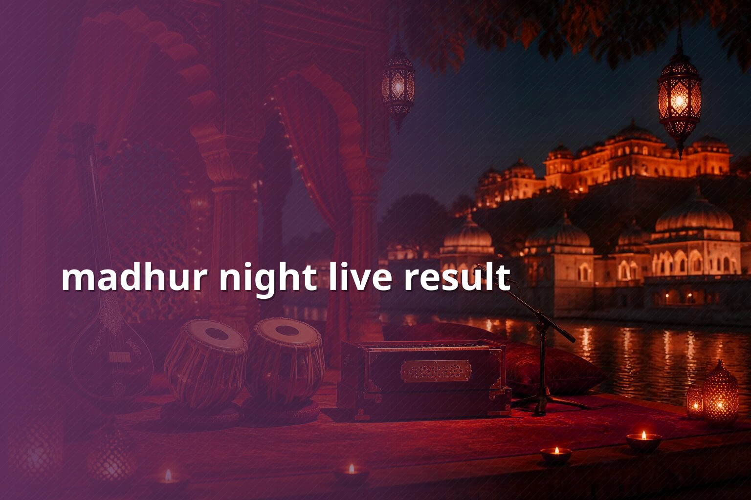 madhur night live result - slots