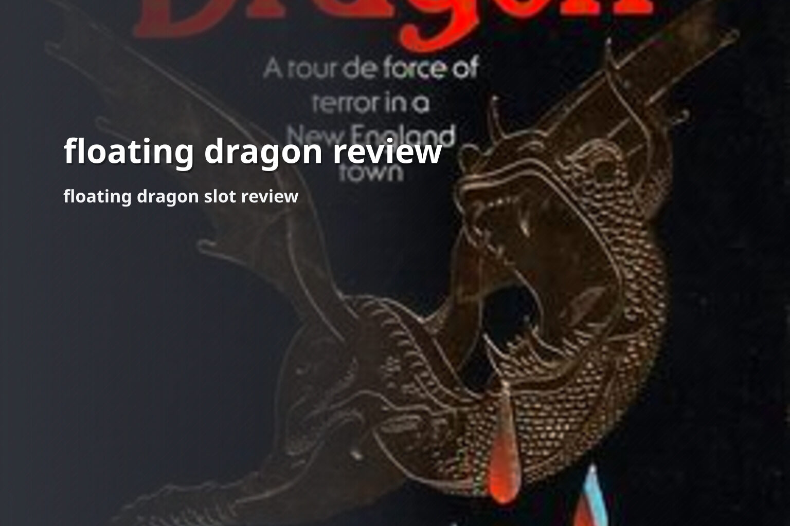 floating dragon review - slots