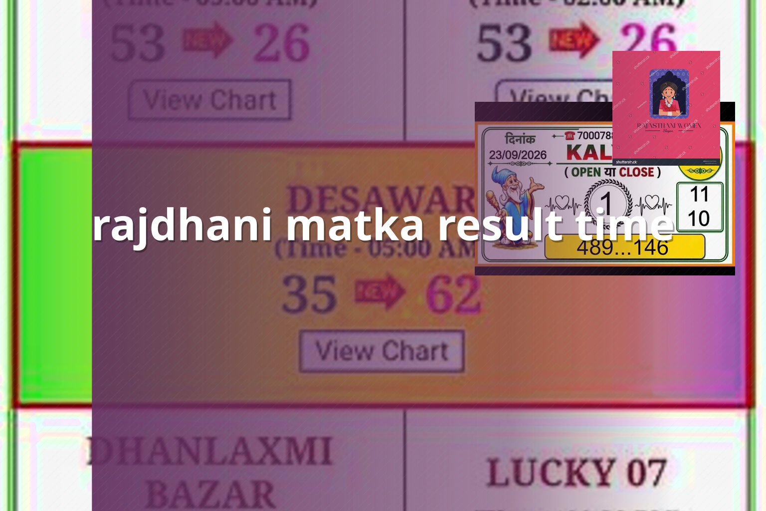 rajdhani matka result time - matka_satta
