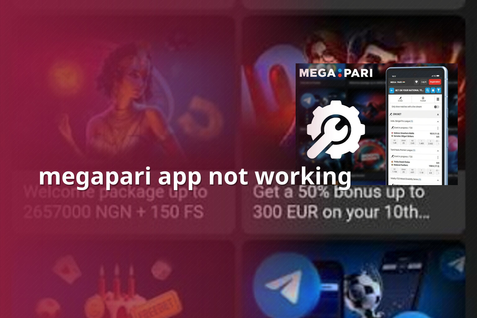 megapari app not working - gaming_brand