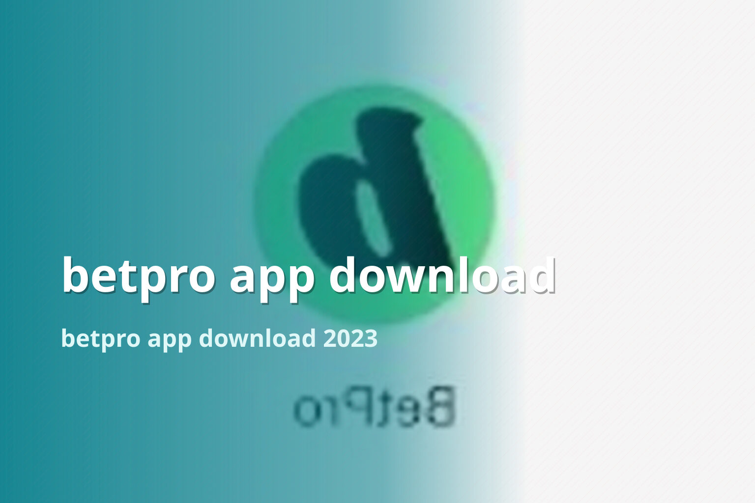 betpro app download - gaming_brand