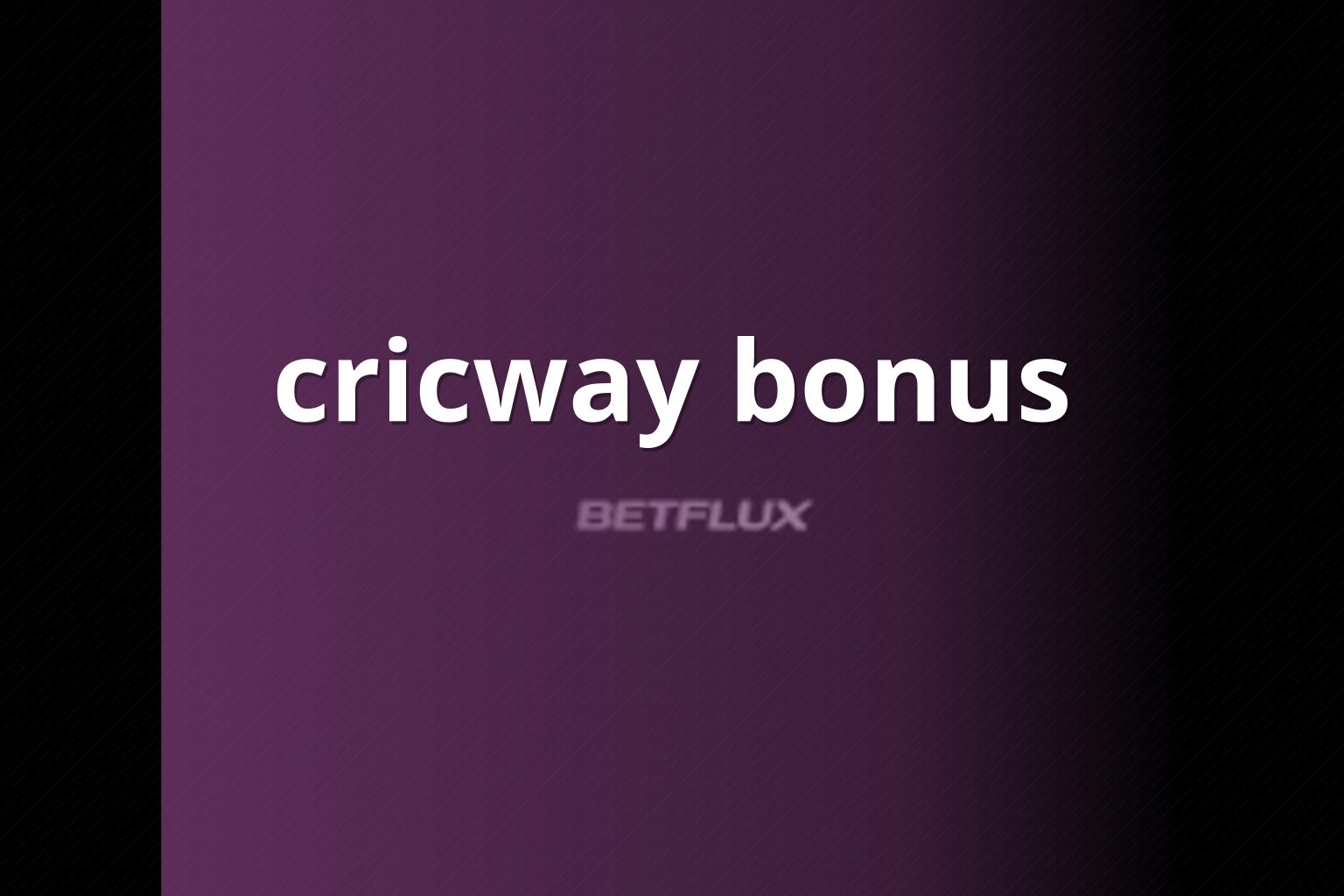 cricway bonus - gaming_brand