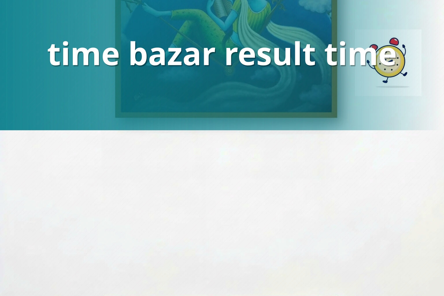 time bazar result time - matka_satta