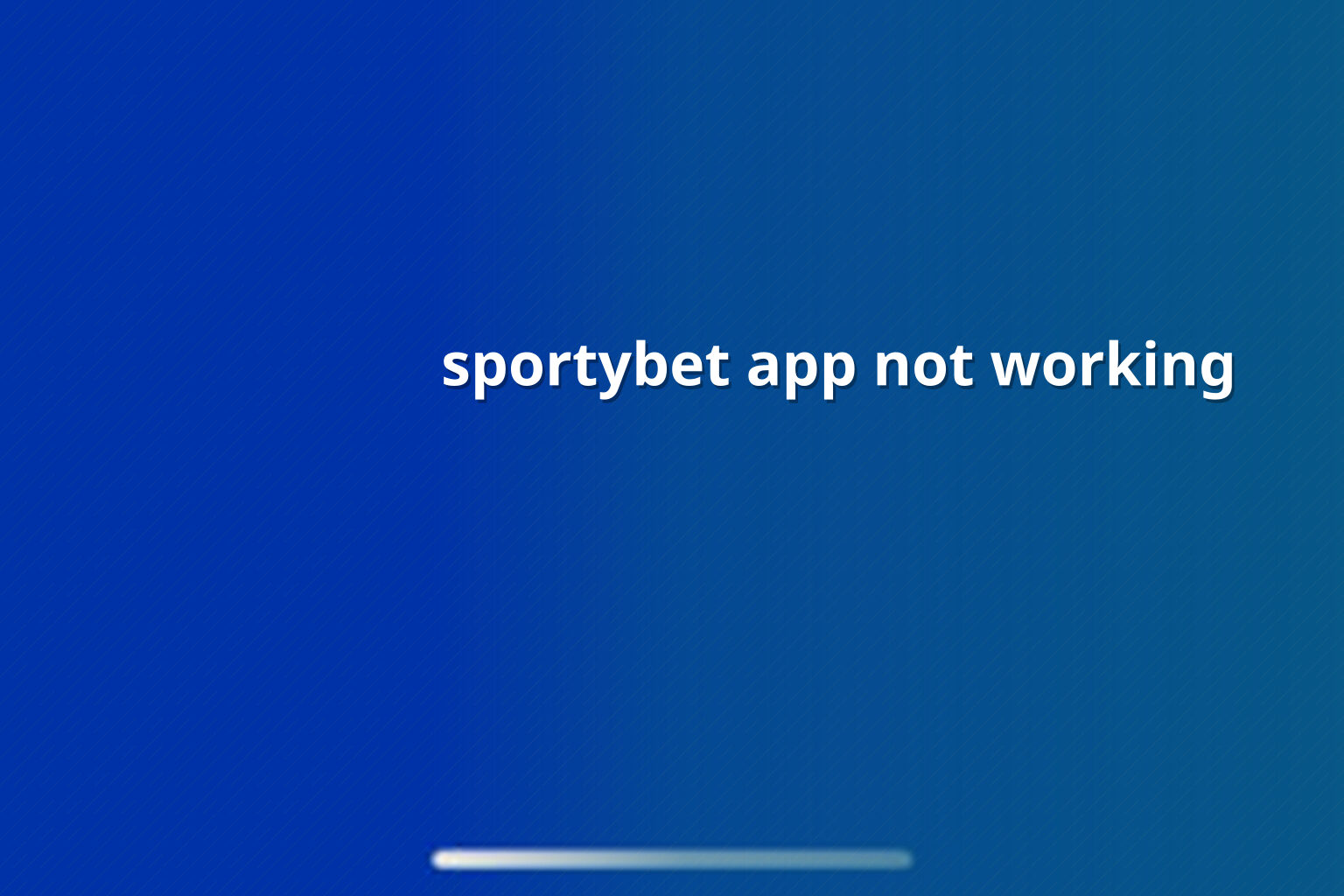 sportybet app not working - gaming_brand