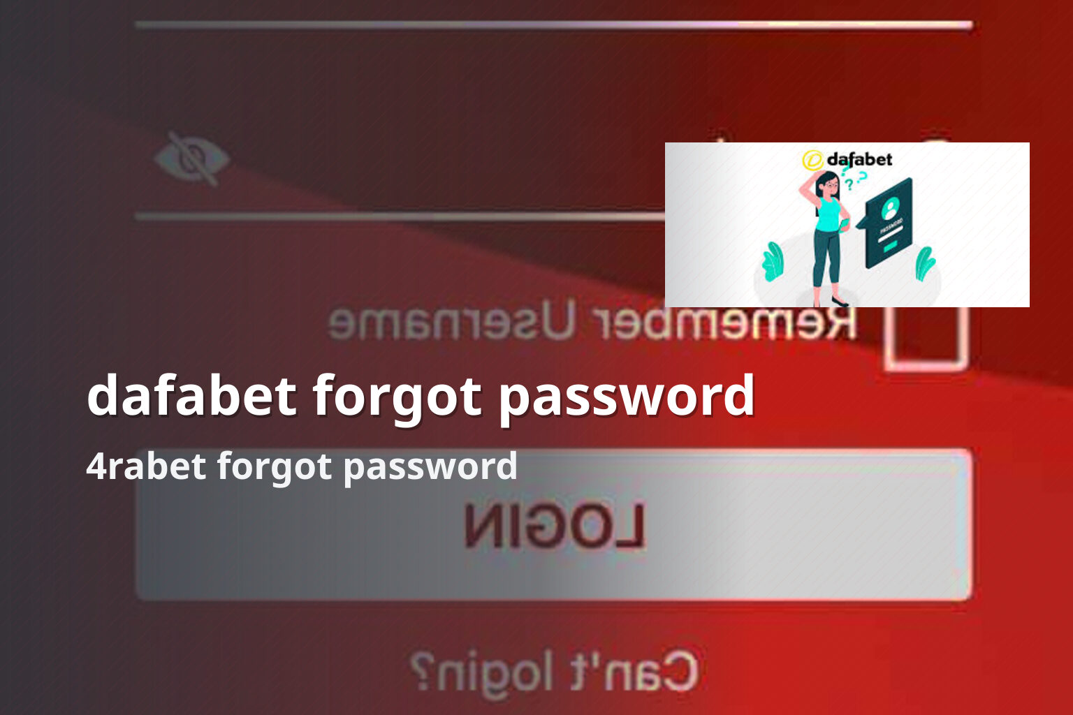 dafabet forgot password - gaming_brand