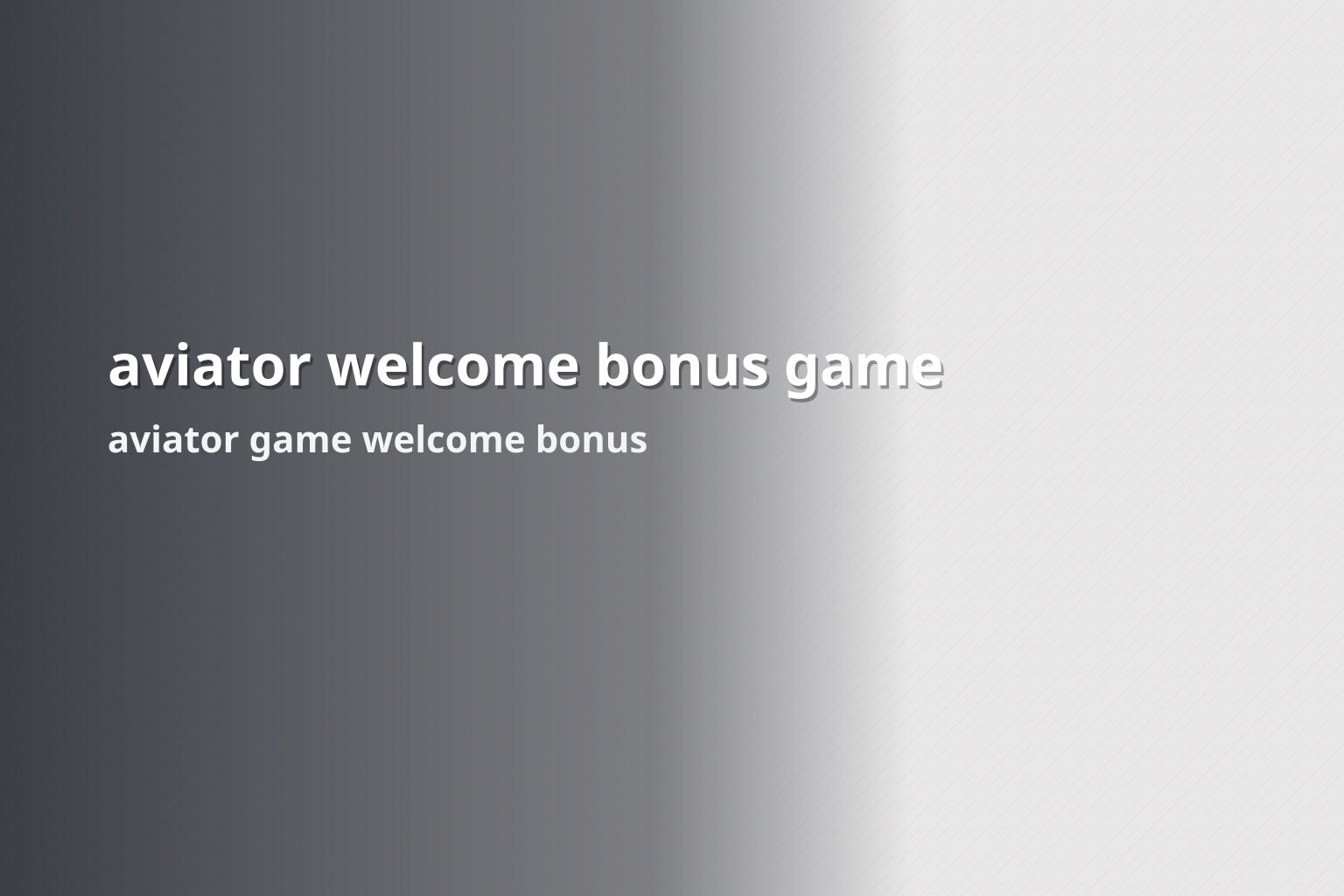 aviator welcome bonus game - crash_games